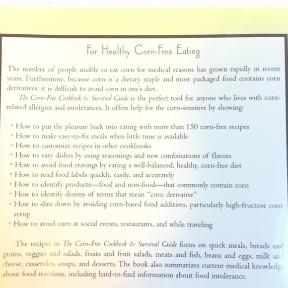 3 For $13! Corn Free Cookbook & Survival Guide Book For the Corn Intolerant - Picture 10 of 12